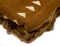The Bead Chest Brown Bogolan Mali Mud Cloth - Handmade African Textile from West Africa - 40x64 Inches - Ideal for Home Decor, Boho Throw Blanket, Upholstery, or Crafts